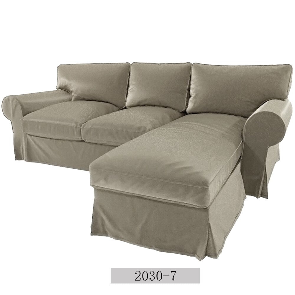EKTORP 3-seat sofa with chaise longue - Hika home