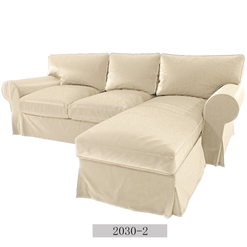 EKTORP 3-seat sofa with chaise longue - Hika home