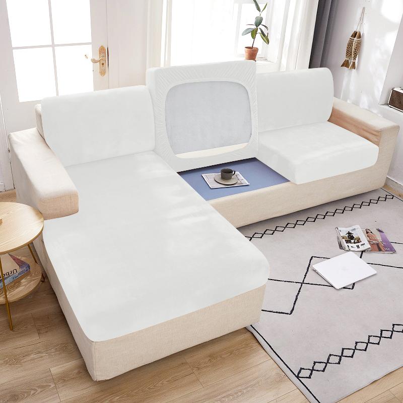 "ENLARGE SIZE"Premium Velvet Sofa Seat Slipcovers (Velvet) - Hika home