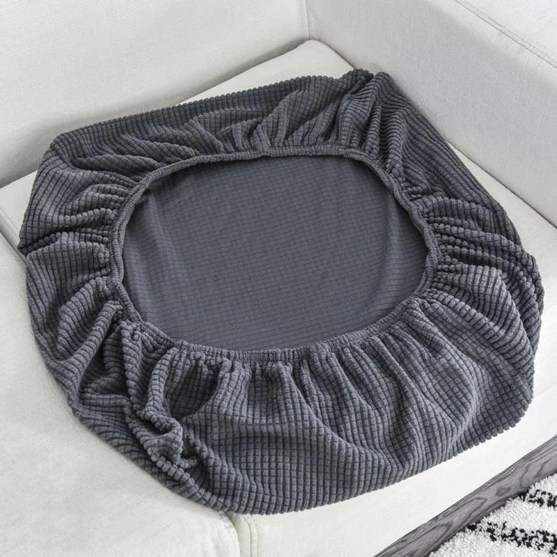 "ENLARGED SIZE"Standard Solid Color Sofa Seat Covers (Polar Fleece) - Hika home