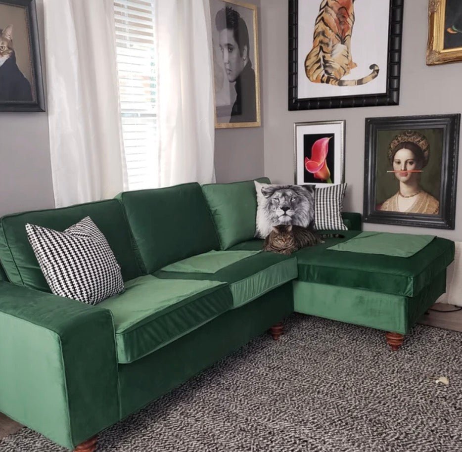 IKEA Kivik 2 Seat with Chaise Cover - Hika home