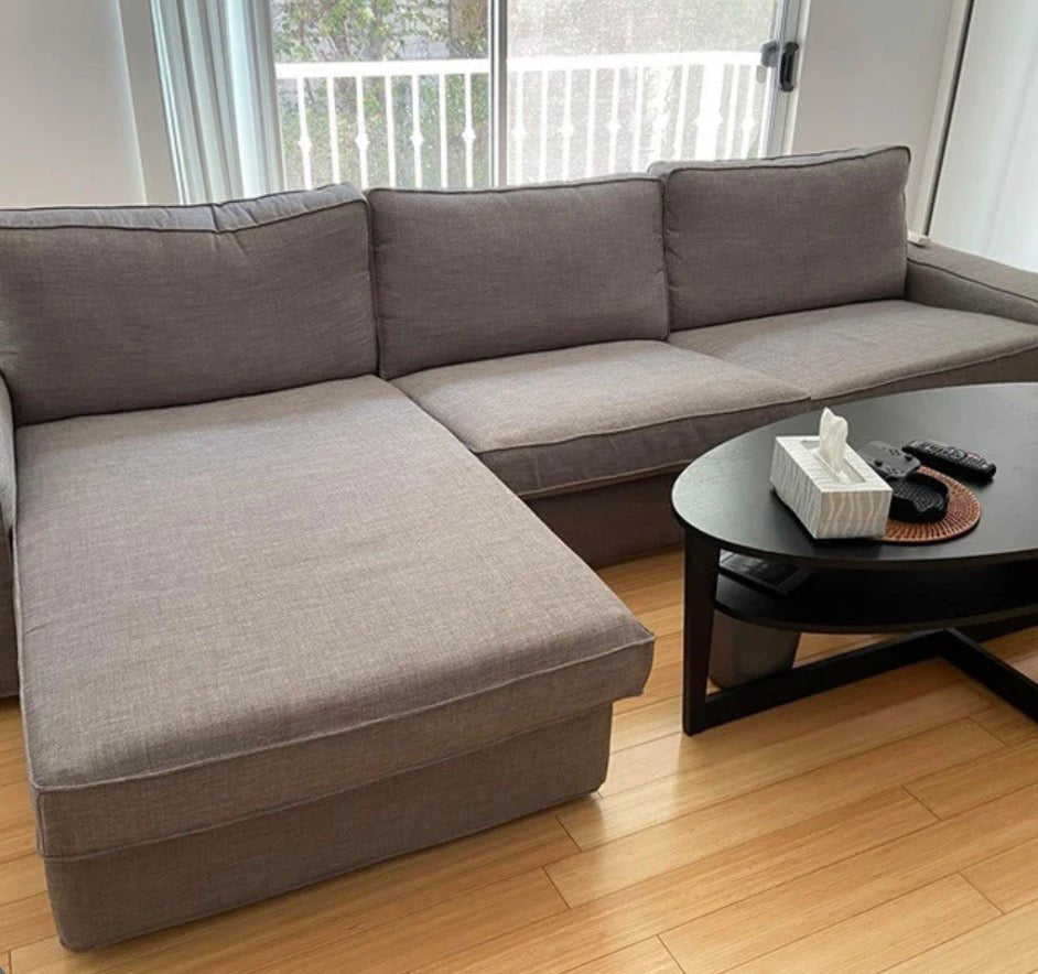 IKEA Kivik 3 Seat with Chaise Cover - Hika home