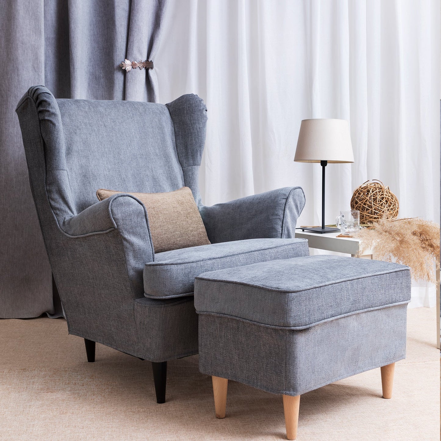 IKEA STRANDMON Wing Chair - Hika home