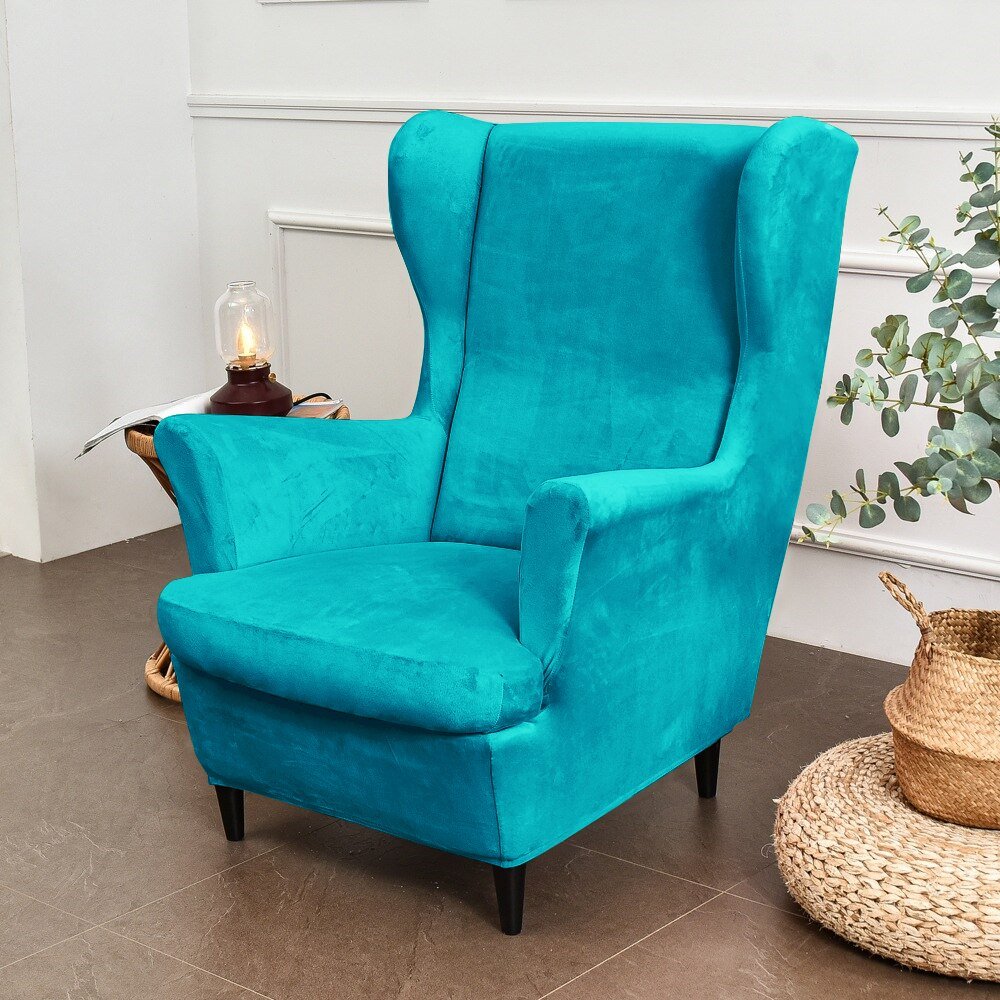 IKEA STRANDMON Wing Chair Velvet Covers - Hika home