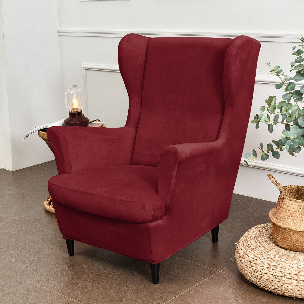 IKEA STRANDMON Wing Chair Velvet Covers - Hika home