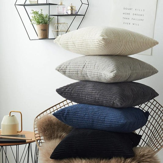 Nordic Pillowcases (Super-Soft Corduroy) - Hika home