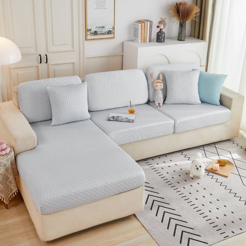 Premium 3D Ice Silk Bubble SOFA Covers - Hika home
