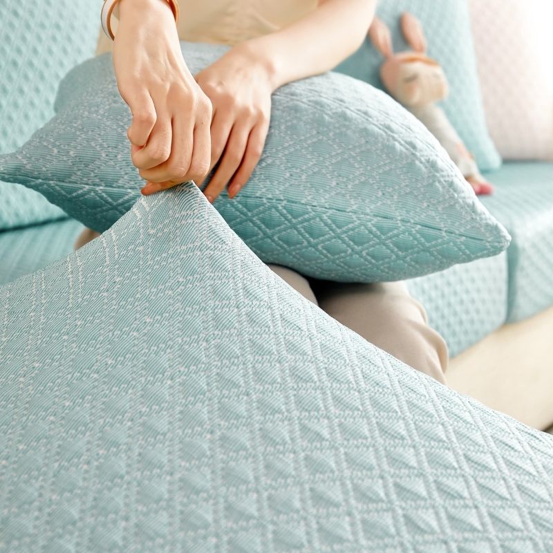 Premium 3D Ice Silk Bubble SOFA Covers - Hika home