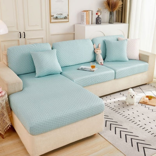 Premium 3D Ice Silk Bubble SOFA Covers - Hika home