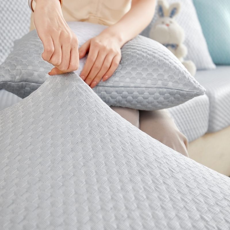 Premium 3D Ice Silk Small Bubble SOFA Covers - Hika home