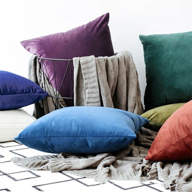 Premium Candy Velvet Pillowcase - Hika home