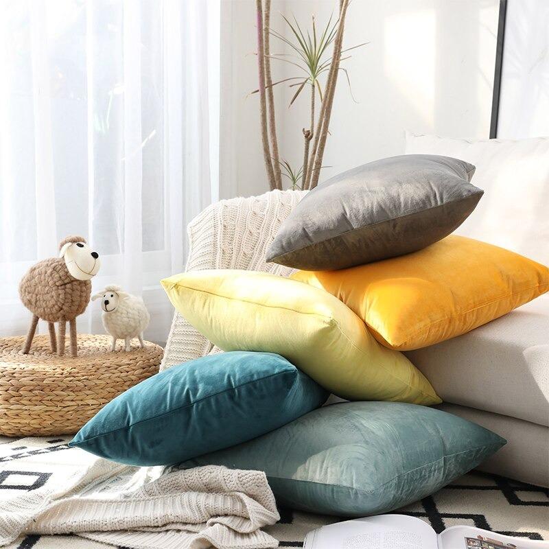 Premium Candy Velvet Pillowcase - Hika home