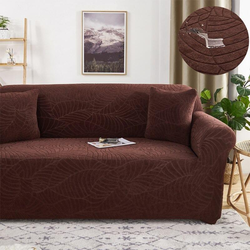 Premium Jacquard Solid printed Sofa Covers (WATER REPELLENT) - Hika home