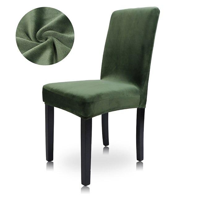 Premium Velvet Dining Chair Covers (Velvet) - Hika home