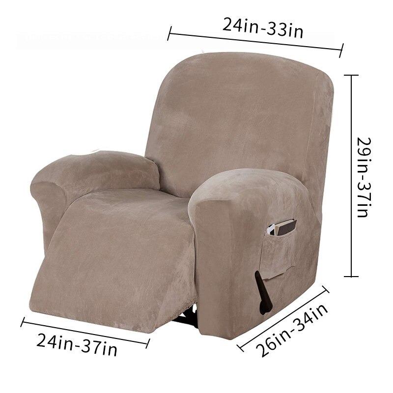 Premium Velvet Recliner Sofa Cover (Velvet) - Hika home
