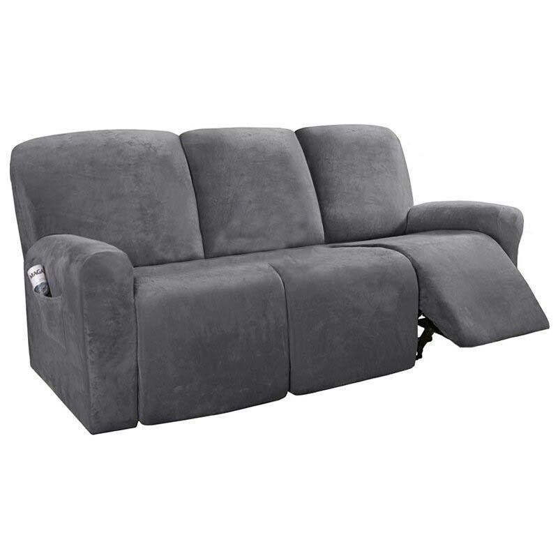 Premium Velvet Recliner Sofa Cover (Velvet) - Hika home