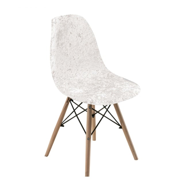 Shiny Velvet Dining Chair Covers (Super Soft) - Hika home