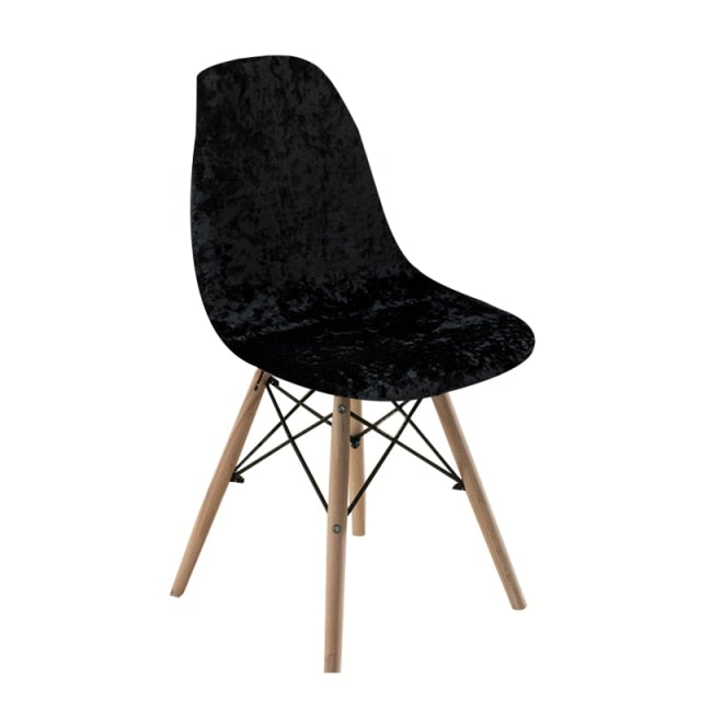 Shiny Velvet Dining Chair Covers (Super Soft) - Hika home