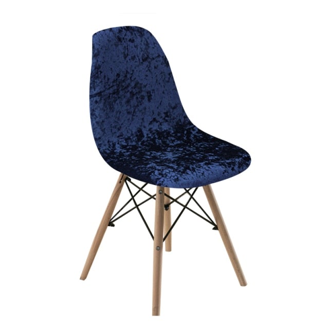 Shiny Velvet Dining Chair Covers (Super Soft) - Hika home