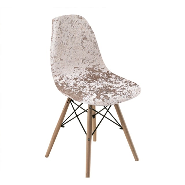 Shiny Velvet Dining Chair Covers (Super Soft) - Hika home