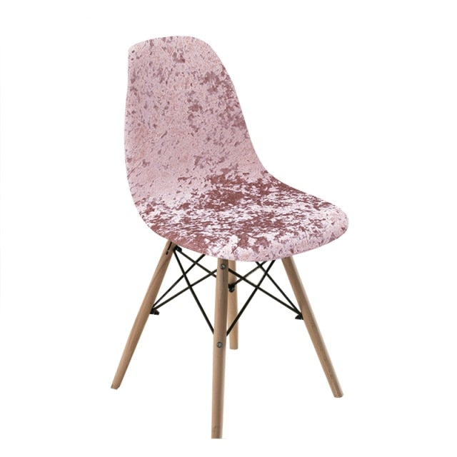 Shiny Velvet Dining Chair Covers (Super Soft) - Hika home