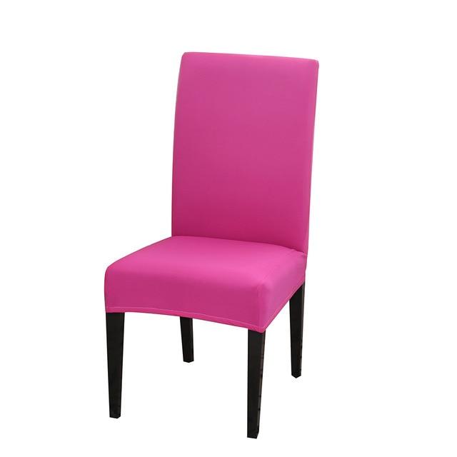 Standard Solid Color Chair Covers (Elastic Spandex) - Hika home