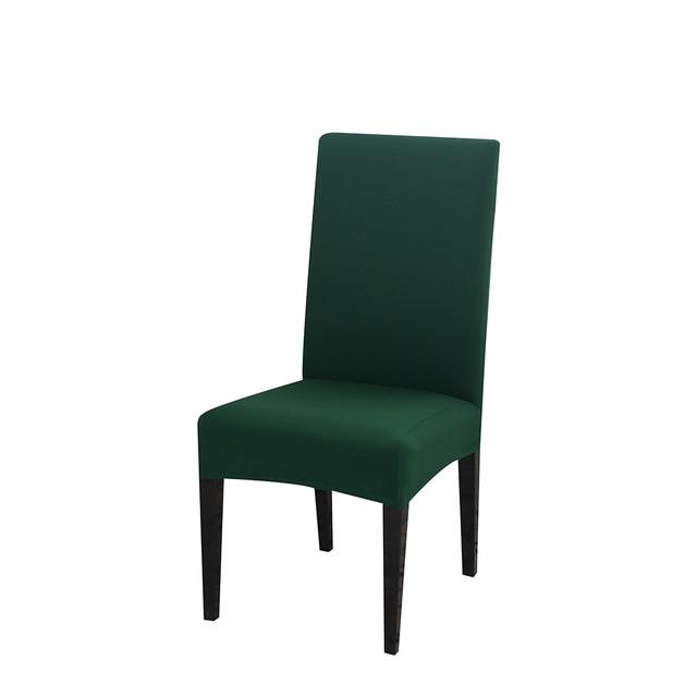 Standard Solid Color Chair Covers (Elastic Spandex) - Hika home