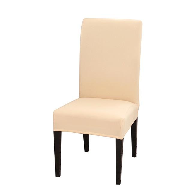 Standard Solid Color Chair Covers (Elastic Spandex) - Hika home