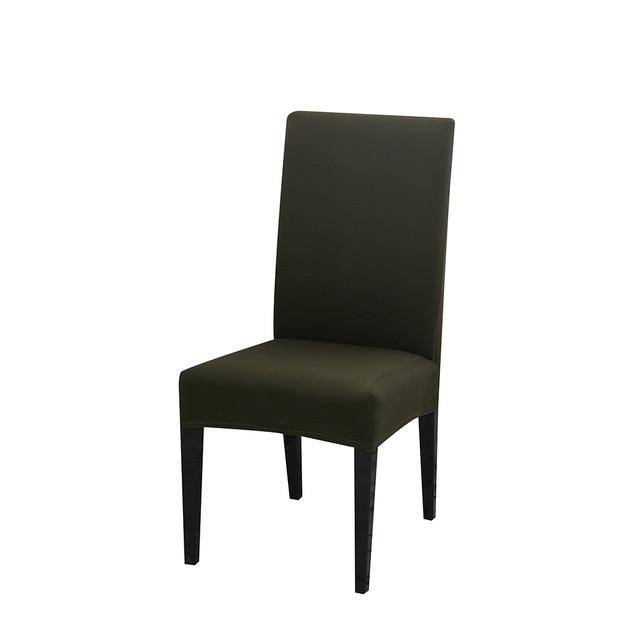 Standard Solid Color Chair Covers (Elastic Spandex) - Hika home