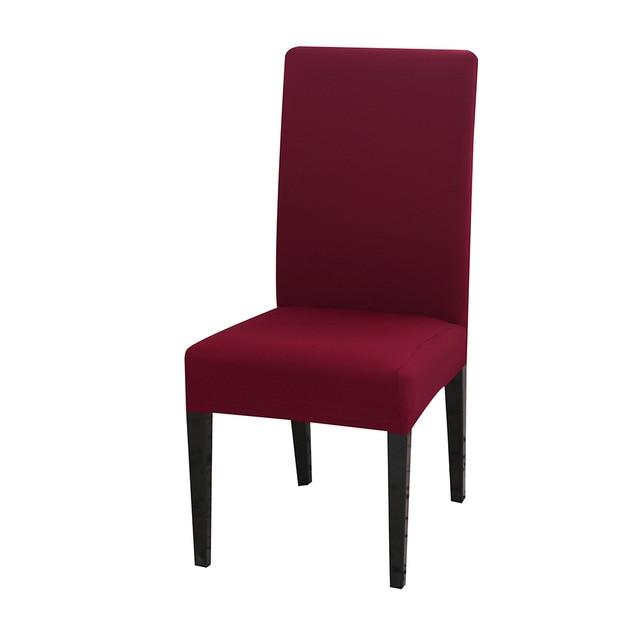 Standard Solid Color Chair Covers (Elastic Spandex) - Hika home