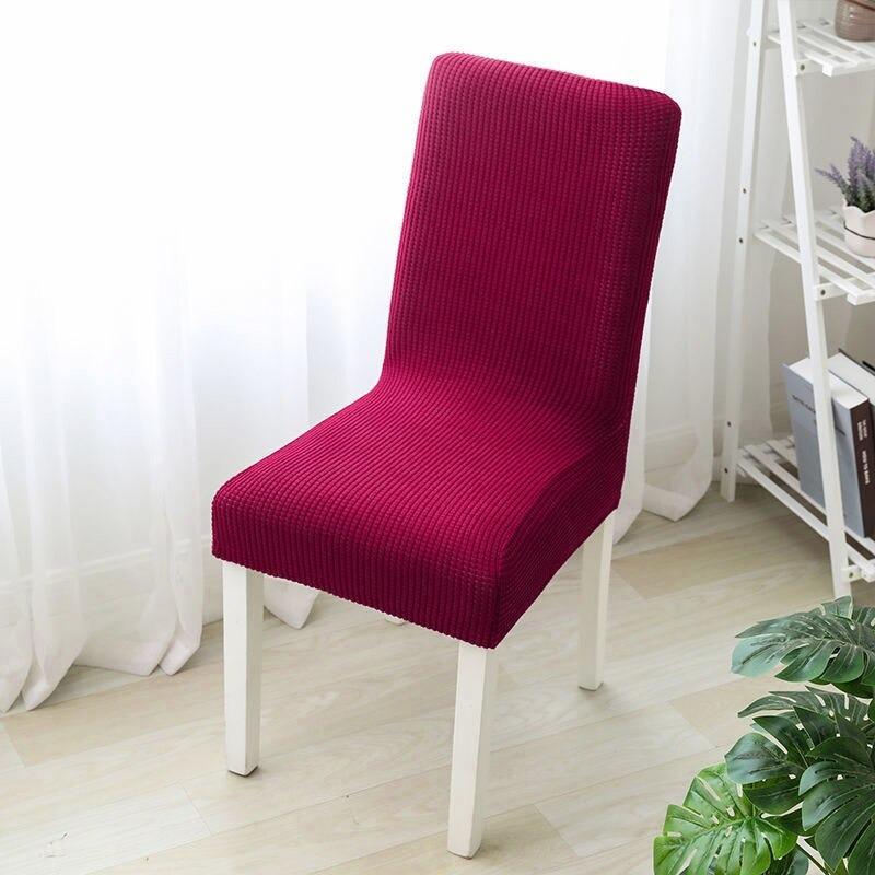 Standard Solid Color Chair Covers (Thick Soft) - Hika home