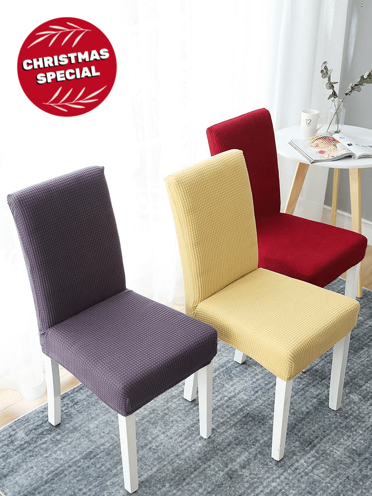 Standard Solid Color Chair Covers (Thick Soft) - Hika home