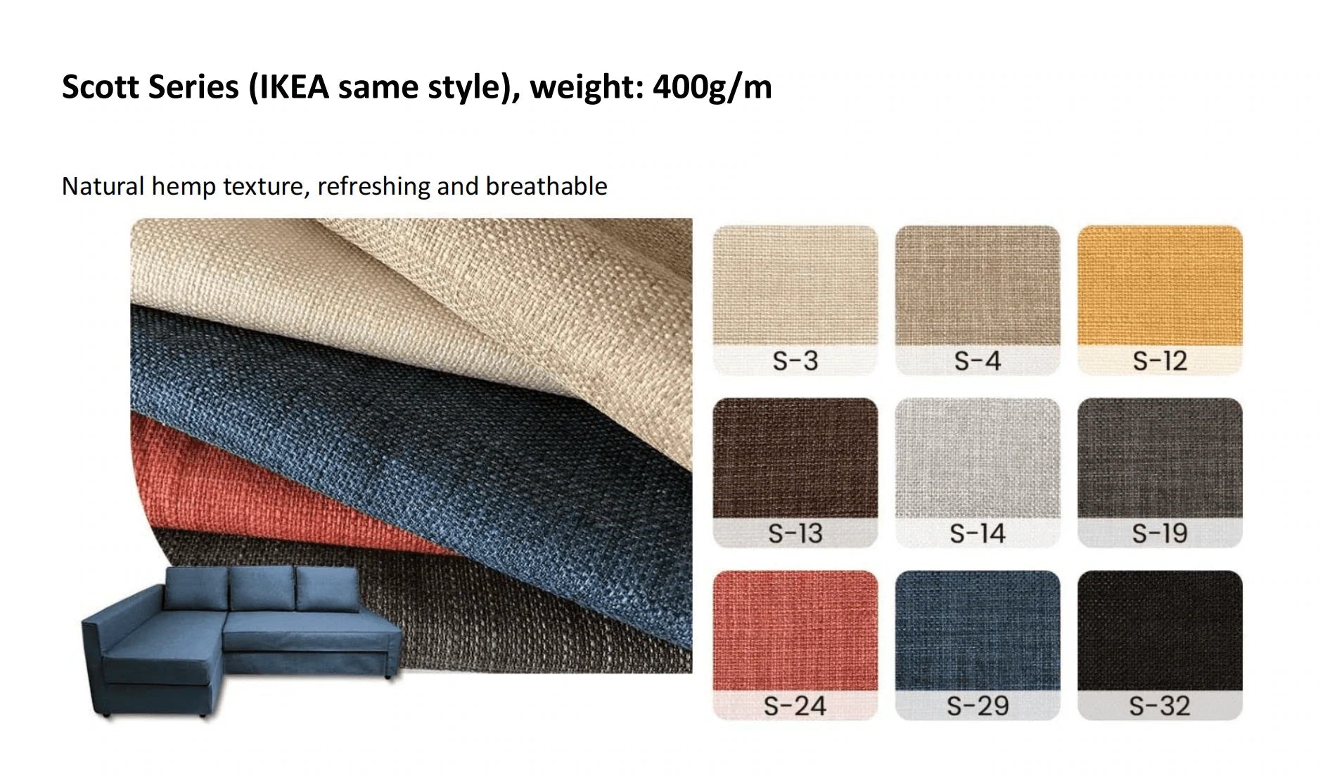 IKEA Ektorp 2 Seat Sofa Cover - Hika home