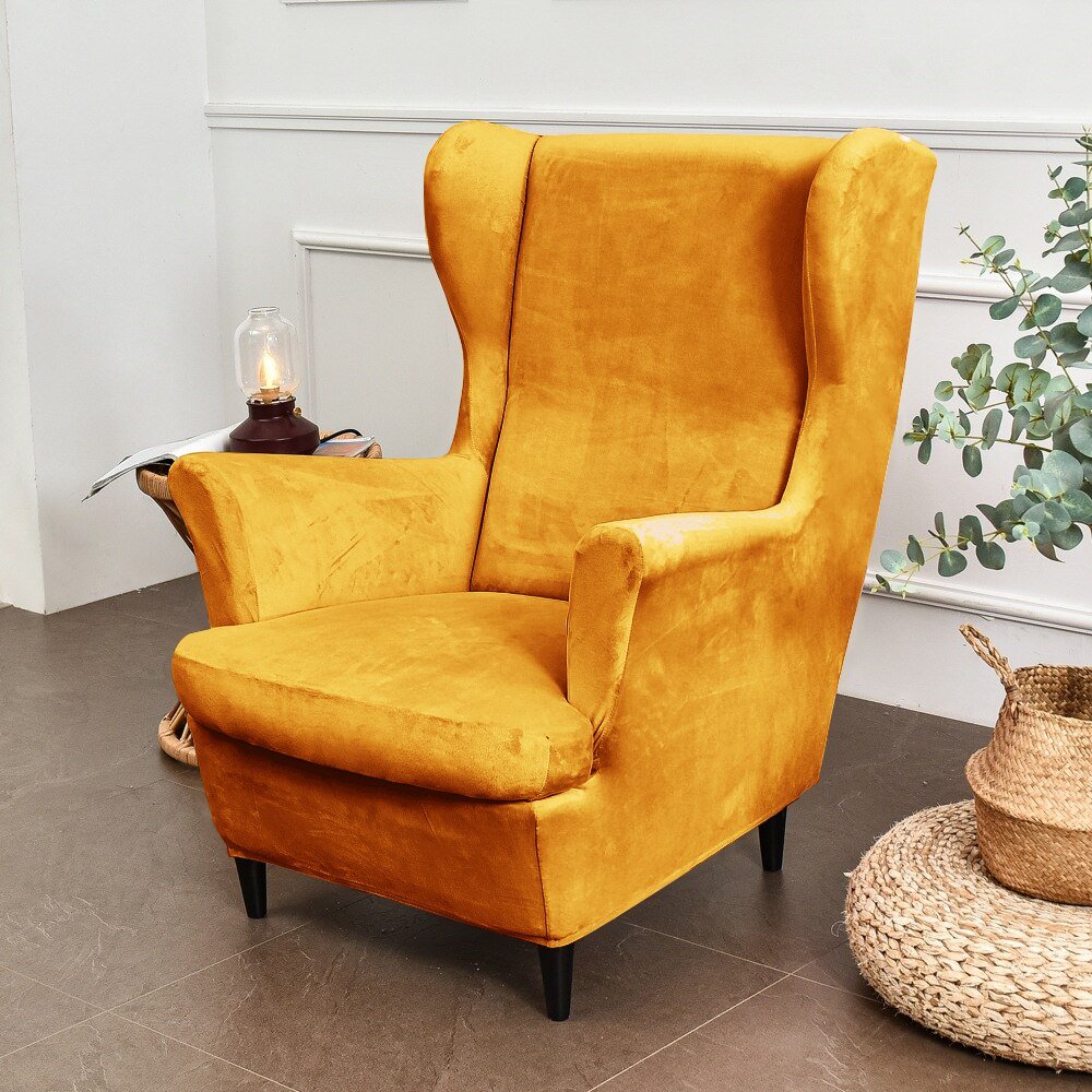 Ikea wingback chair deals yellow