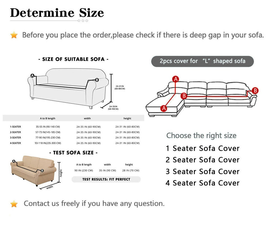 Premium Velvet Plush Sofa Slipcover