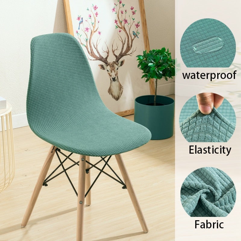 Standard Chair Cover for Shell Chair (Water repellent) - Hika home