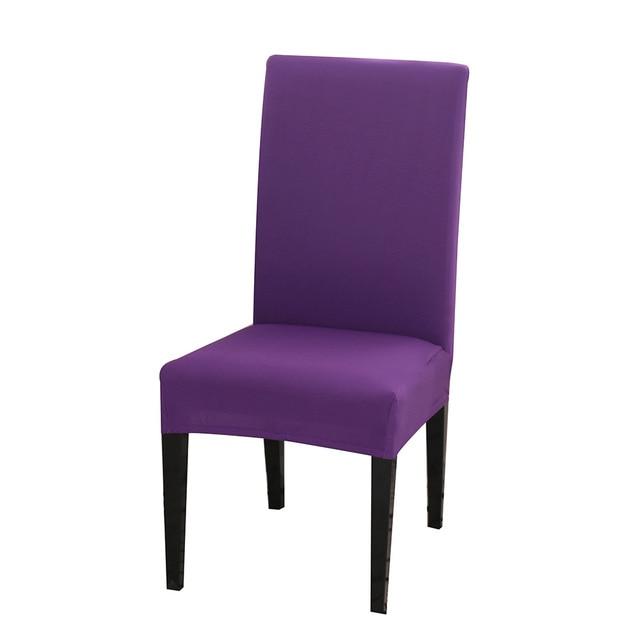Standard Solid Color Chair Covers (Elastic Spandex) - Hika home