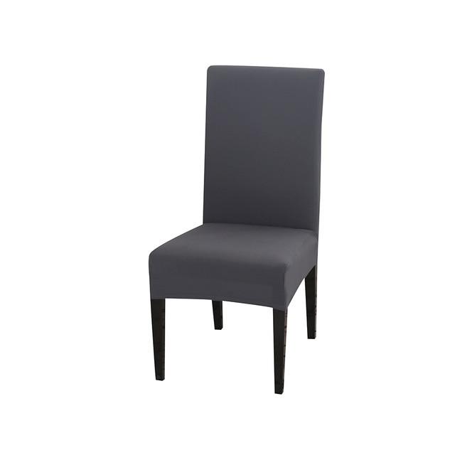 Standard Solid Color Chair Covers (Elastic Spandex) - Hika home